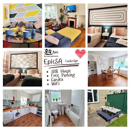 Epicsa - Corporate & Family Stay In 3 Bedroom House With Garden, Free Parking Кембридж Экстерьер фото